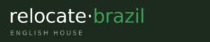 relocate · brazil English House wordmark